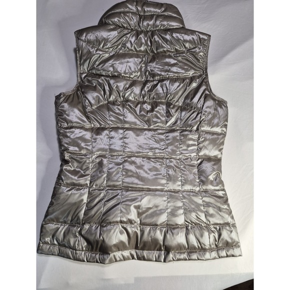 Calvin klein puffer vest Premium Down Women's Size Small Metallic Bronze NWT - Picture 9 of 12